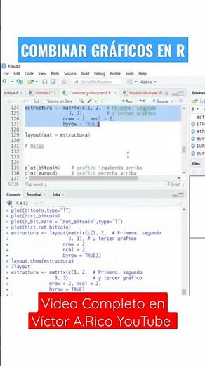 Ejemplo Combinar Gráficos en Rstudio/ Función Layout