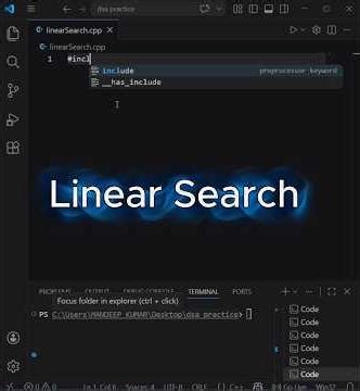 linear search algorithm in c++ | easy way #codewithlogic #logic #dsa #linearsearch #programming