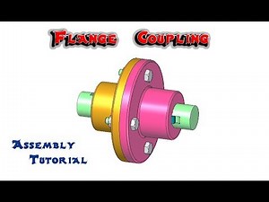 Flange coupling Assembly |Solid Edge | in Kannada | Tutorial-27 | ಸಾಲಿಡ್ ಎಡ್ಜ್ ಕನ್ನಡ-ಸಂಚಿಕೆ-27