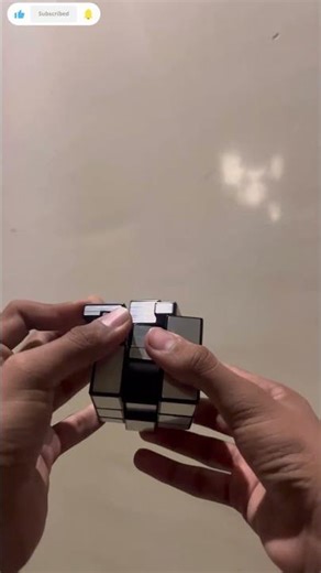 mirror cube solving trick | #mirrorcube | #cuber ￼
