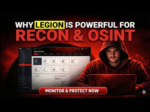 Legion Tool Explained 🔥 | Automated Reconnaissance in Ethical Hacking