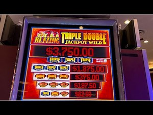 Nice Wins 🔥 🔥 on Blazing 7s Triple Double Jackpot Wild!