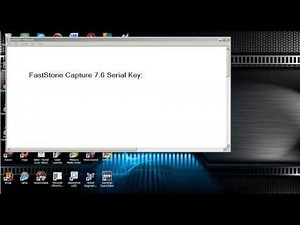 FastStone Capture 7 6 Serial Key