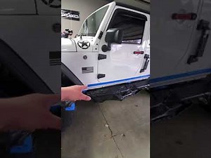 Jeep Wrangler JK DIY Herculiner Rocker panel guards & wheel well protection. Part 1 of 2.