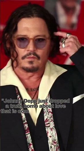 Johnny Depp’s Inspiring Advice On Love & Trust! ❤️ߗ️ #shorts