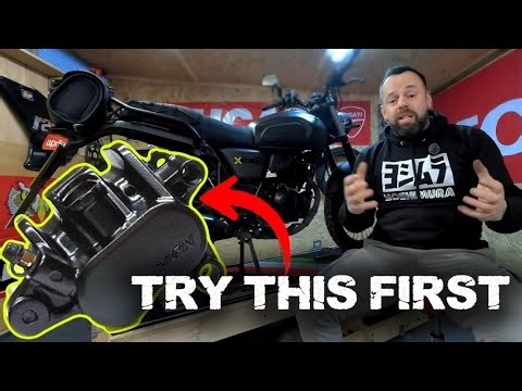 Fix Squeaky/Binding Motorcycle Brakes in Minutes (Beginner Friendly Guide)