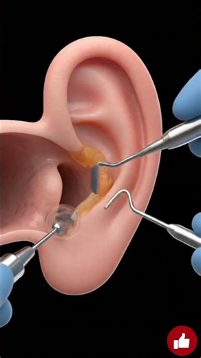 👂 Inside Earwax Removal in 3D | Blocked Hearing Explained #nursingstudent