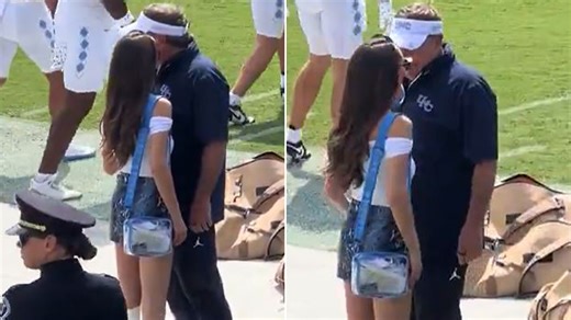 Fans spot Belichick's 'inappropriate' behavior with girlfriend on sidelines
