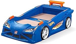 Step2 Hot Wheels Toddler to Twin Bed with Lights Vehicle, Model Number: 854600