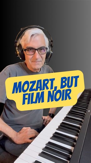 Loren DiGiorgi on Instagram: "If Mozart wrote music for old detective movies. #mozart #filmnoir #piano #rondoallaturca #lorendigiorgi"