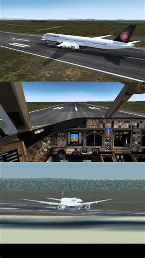 Boeing 777-300ER landing from MULTIPLE perspectives! ✈️💥