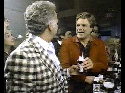 1984 John Goodman & Bob Uecker for Miller Lite Beer ad