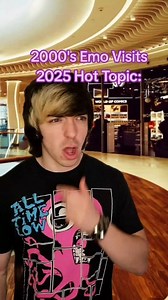 When a 2000's emo visits 2025 Hot Topic #emo #2000s #alternative #scene | Kevin Crow