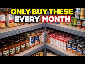 Only Buy These 17 Groceries Every Month! (STOP Wasting Money On The Rest)