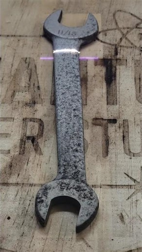 Laser cleaning rust in seconds ⚡ xTool F1 Ultra #laser #rustremoval #tools #metal ‪@xToollaser‬