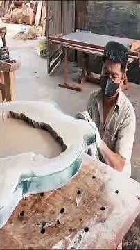 Transforming scrap wood into a beautiful tea table. #craftsmanship #creativity #exploration