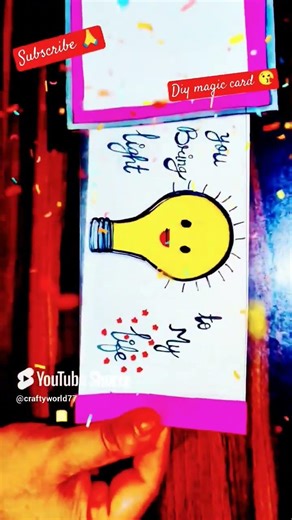 #shorts #diy #magic card #satisfying #art #craft #cute