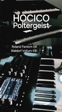 Hocico - Poltergeist (Reprise) / Roland Fantom 06, Waldorf Iridium KB #shorts #aggrotech
