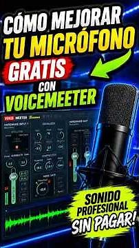 🎙️ How to improve your microphone for FREE with Voicemeeter