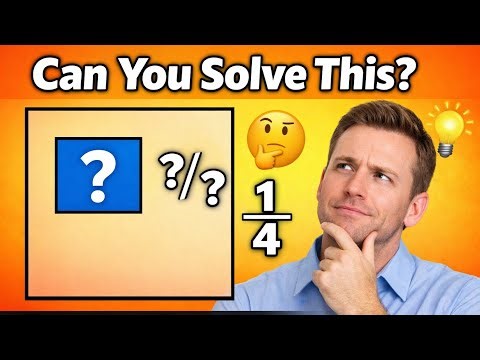 Most Students Fail This Square Fraction Puzzle – Can You Solve It