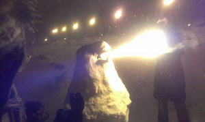 RC Fire-Breathing Snowman!