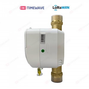 [Hot Item] DN25 Lorawan Ultrasonic Hot Water Flow Meter with Copper Shell, Flange Joint and No Valve