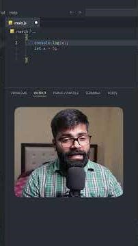 ✅Temporal Deadzone in JavaScript 🔥