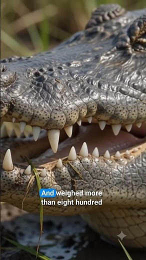 The Largest Alligator Ever Found in America 🐊 | Real Giant Gator Caught! #shortsfeed