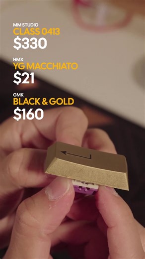 Divinikey on Instagram: "We wanted to build a keyboard that oozes the same luxury as GMK Black & Gold, so we grabbed MM Studio Class0413 (which feels as hefty as a gold bar 😮💨). The new GMK Black & Gold extras are in stock now made from metallic ABS for that unmatched texture. They're at their best when light is shine on them. We recommend pairing them with any keyboard that makes the gold elements pop. Shop now at divinikey com ✨ BTW would you believe this build cost more than $550 to build? 