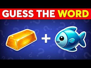 Guess the WORD by Emoji? 🤔❓✅ Emoji Quiz Challenge (101 Words)