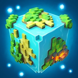 Planet of Cubes Craft and Mine by SolverLabs