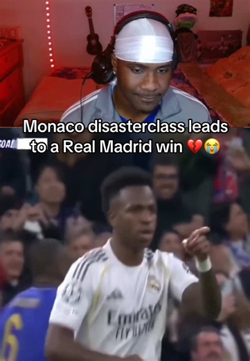 Monaco disasterclass leads to a Real Madrid win 💔😭 #realmadrid #testdummysaint #vinijr #soccerskills #futbol