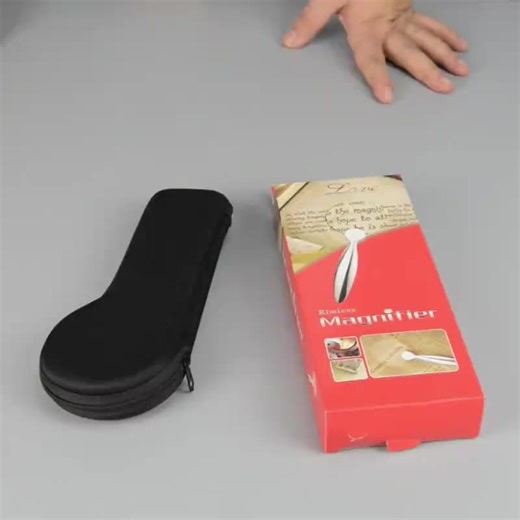 Rimless Lens with Metal Magnifier TH-8007 2.5X5X for Gift Double Lens Magnifying Glass