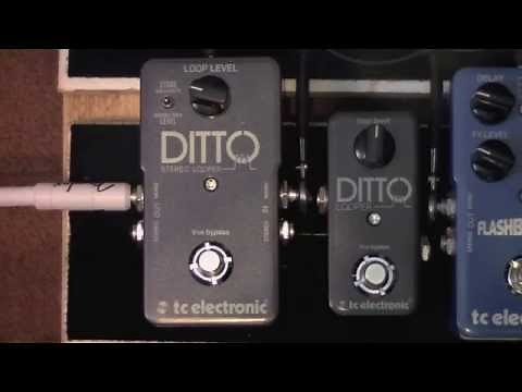 TC Electronic Stereo Ditto Looper Pedal Demo