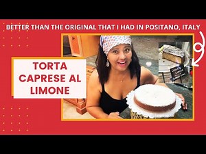 TORTA CAPRESE DI LIMONE | CAPRESE LEMON PIE BEST ALMOND LEMON CAKE