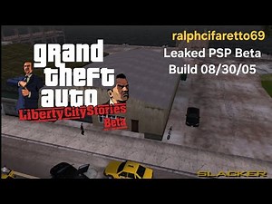 GTA LCS PSP Beta Build - Slacker [2] LEAKED