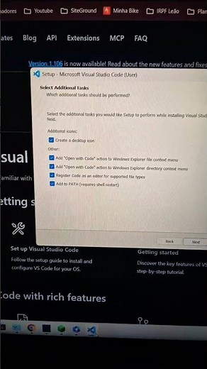 I might reinstall VS Code to enable the "open with code" option in the Windows file manager.