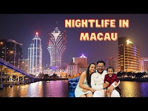 MACAU 🇲🇴 NIGHTLIFE I GANDOLA RIDE ‪@MacaoVenetian‬ I Effel tower view