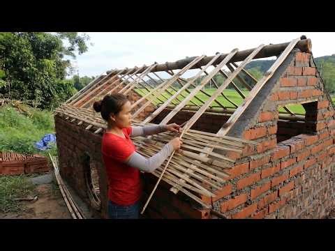 Amazing Farm Build by Single Mother | Pig Barn Construction with Bricks and Cement