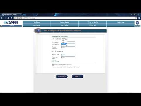 Setting Up Your eWON 4005CD Industrial LAN Router