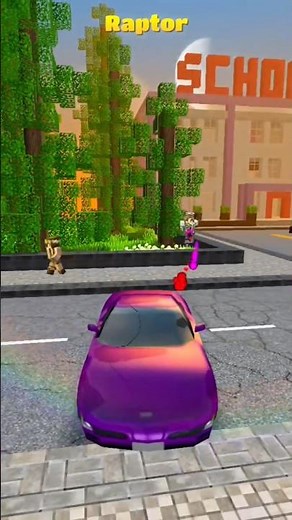New beautiful car in the School Party Craft best game ever Subscribe for more ❤️‍🔥 #partycraft