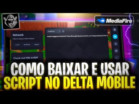 Como Baixar Executor DELTA SEM KEY e Usar SCRIPT no Roblox (CELULAR/MOBILE) Instalar/Colocar Script