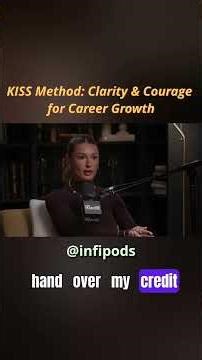 KISS Method: Clarity & Courage for Career Growth😲