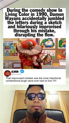 During the comedy show In Living Color in 1990, Damon Wayans accidentally jumbled the... #Shorts