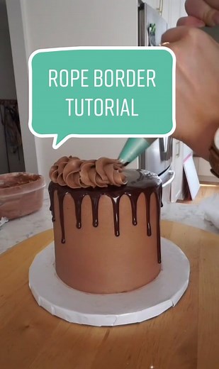 Cake Decorating: Rope Border Tutorial