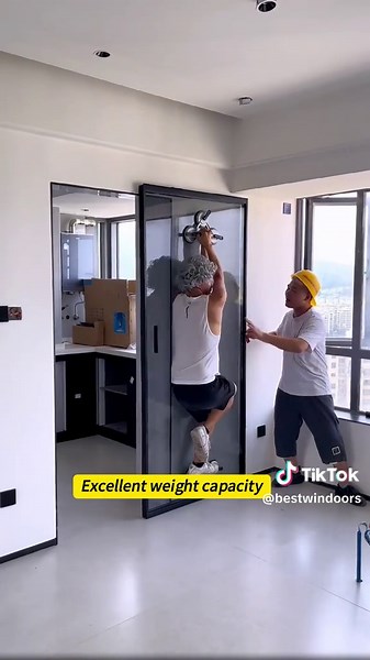 Ghost door installation process. #slidingdoors #glassdoors #foldingdoor #frenchdoors #door #doors #aluminum #factory #tottme #tottmetal