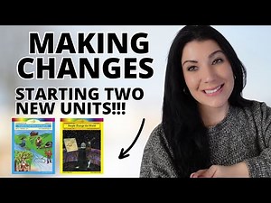 Making Changes In Our Homeschool & Starting TWO New Unit Studies from Moving Beyond the Page