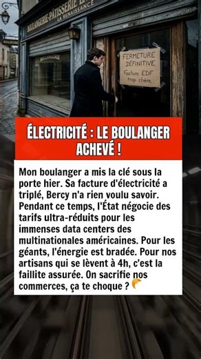 ÉLECTRICITÉ : LE BOULANGER ACHEVÉ !