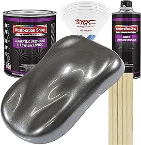 Restoration Shop Meteor Gray Metallic Acrylic Urethane Paint - Gallon Kit