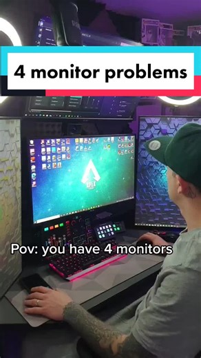 where is it? #4moniters #whereismy #setup #gaming